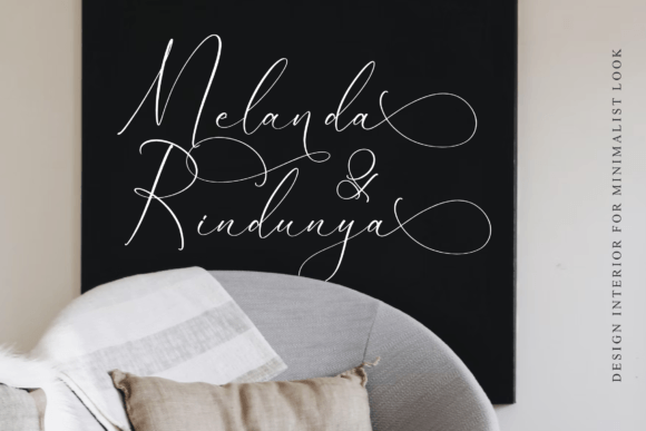 Dilanda Merlinmota Font PNG with transparent background - Preview 2