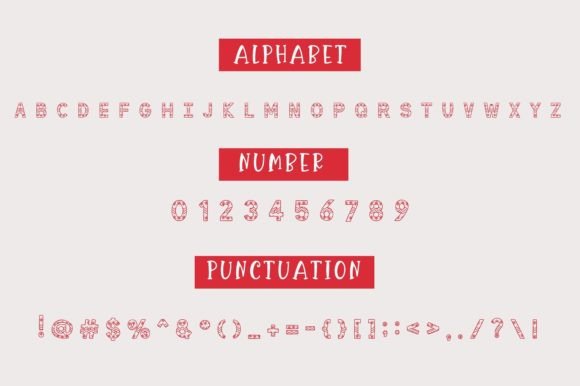 Funny Snowflake Font - Preview 1