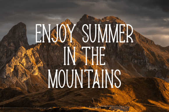 Greetmountain Font - Preview 2