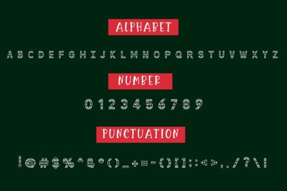 Hey Xmas Font PNG with transparent background - Preview 1