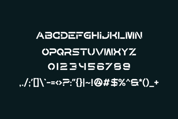 Metalforte Font PNG with transparent background - Preview 3