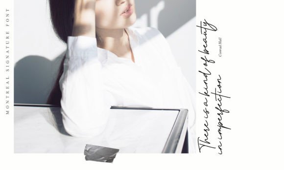 Montreal Signature Font PNG with transparent background - Preview 6