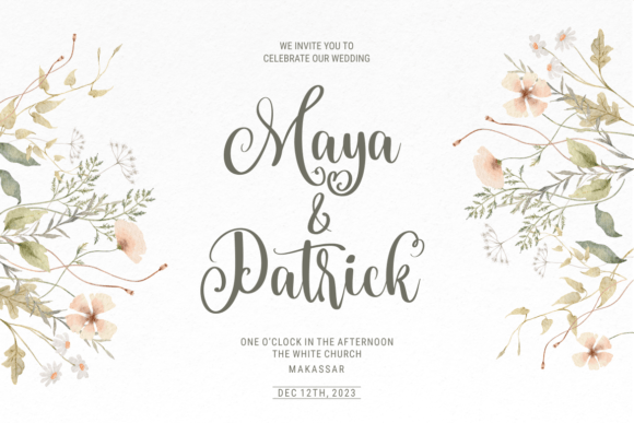 Nafiya Font PNG with transparent background - Preview 2