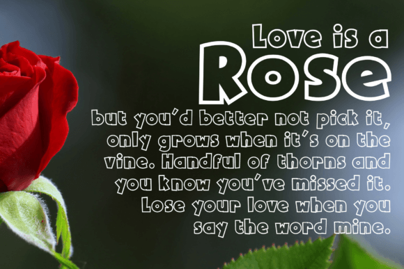 Nocky Line Font PNG with transparent background - Preview 3