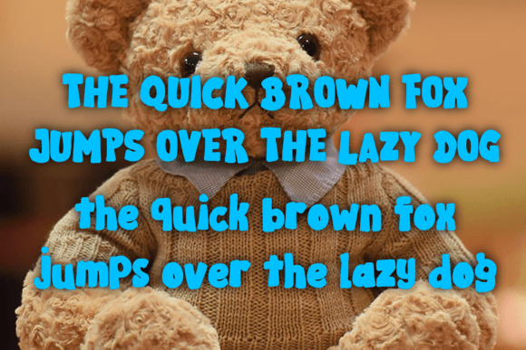 Oh Baby! Font PNG with transparent background - Preview 3