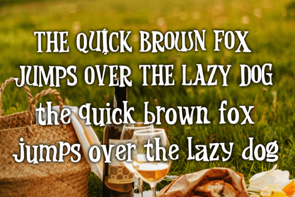 Picnic of Love Font PNG with transparent background - Preview 3
