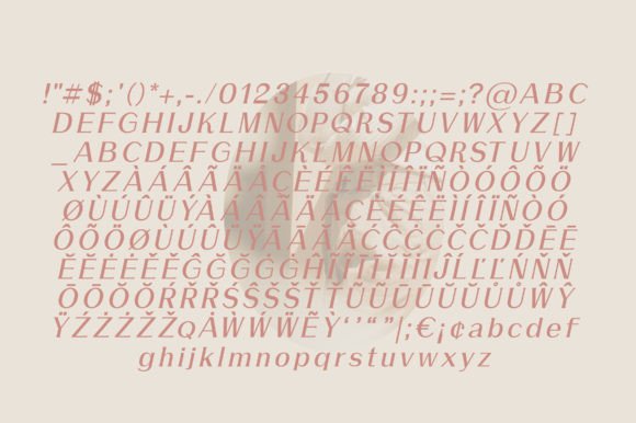 Quirk Font PNG with transparent background - Preview 6