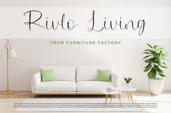 Rayneiva Font PNG with transparent background - Preview 5