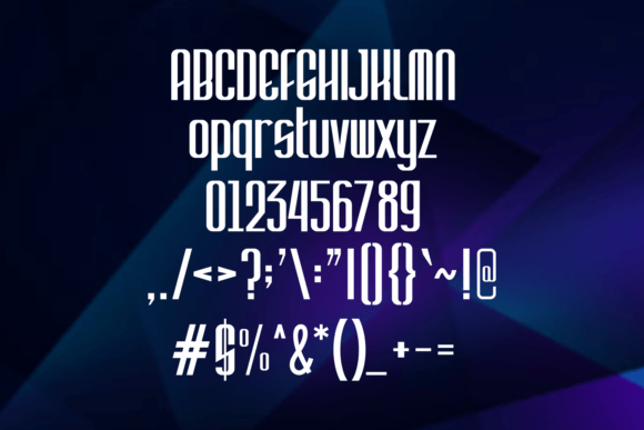 Regasar Font PNG with transparent background - Preview 1