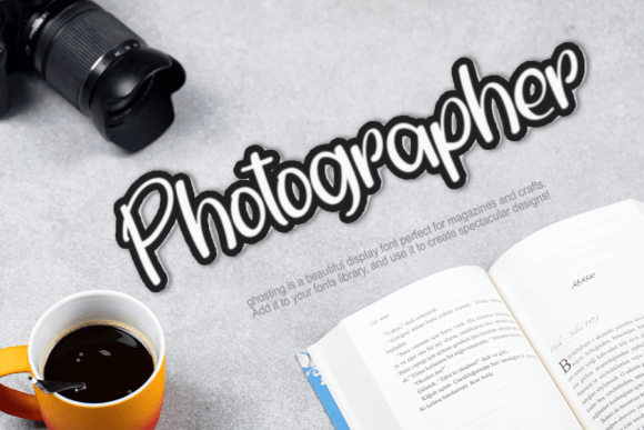 Ghosting Font - Preview 4