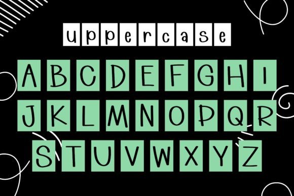 Decor Tag Font Font PNG with transparent background - Preview 3
