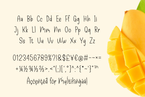 Delicious Mango Font - Preview 5