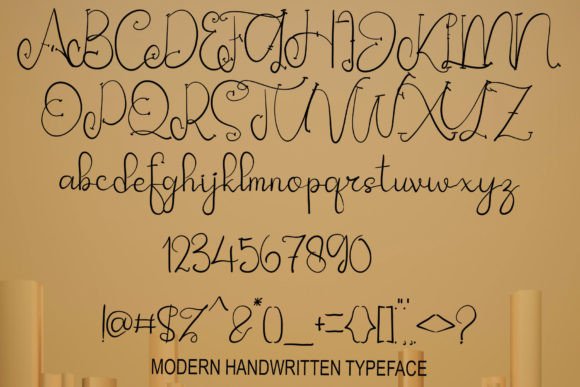 Ganteng Font - Preview 4