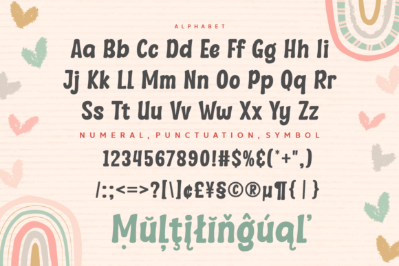 Hug Me Lovely Font - Preview 4