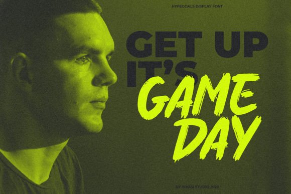 Hypegoals Font PNG with transparent background - Preview 1