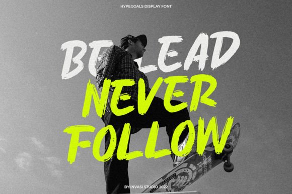 Hypegoals Font font preview - 6