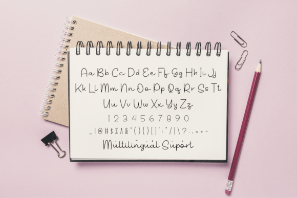 Junky Rose Font PNG with transparent background - Preview 6