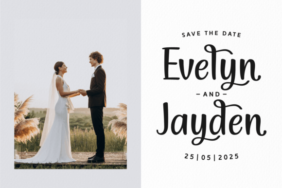 Lusiya Font PNG with transparent background - Preview 3