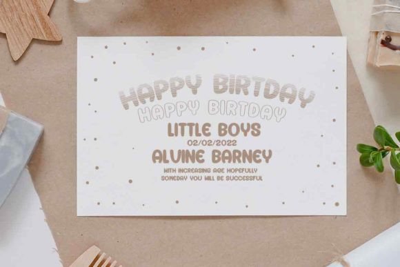 My Boys My Boss Font PNG with transparent background - Preview 2