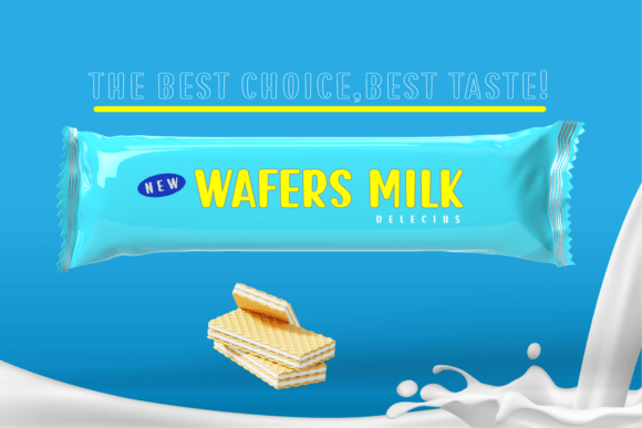 Organic Milk Font PNG with transparent background - Preview 2