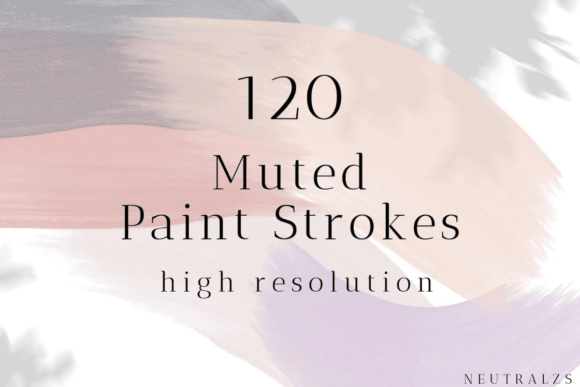 Pastel Brush Stroke Clipart Bundle Graphic by neutralzsdesign ...