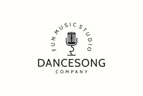 Podcast Song Vintage Logo Design Graphic Logos By Artiveko