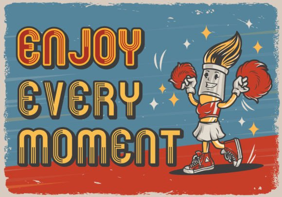 Retro Moment Font PNG with transparent background - Preview 1