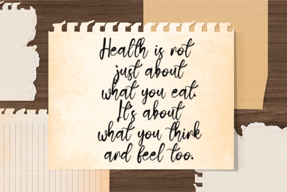 Sketchbook Font PNG with transparent background - Preview 3