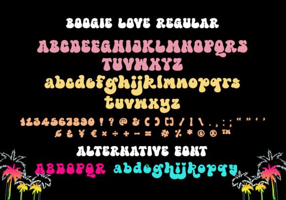 Boogie Love Font - Preview 1