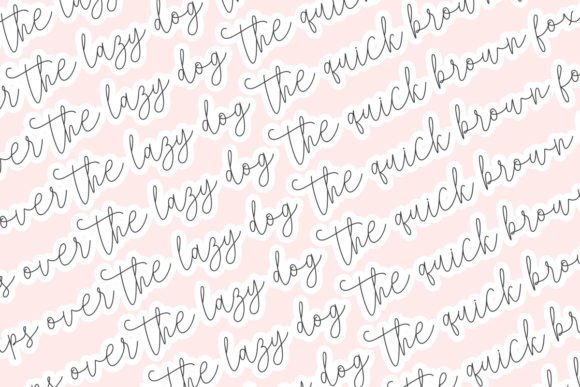 Butterfly Font - Preview 3