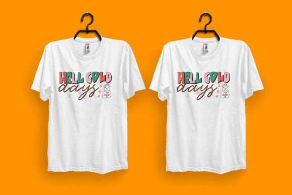 Christmas Groovy Typograp T-shirt Design