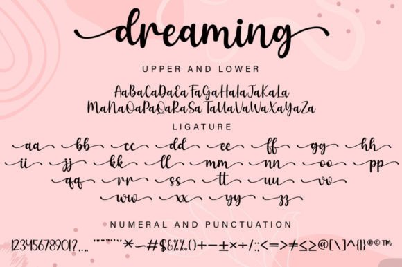 Dreaming Font - Preview 4