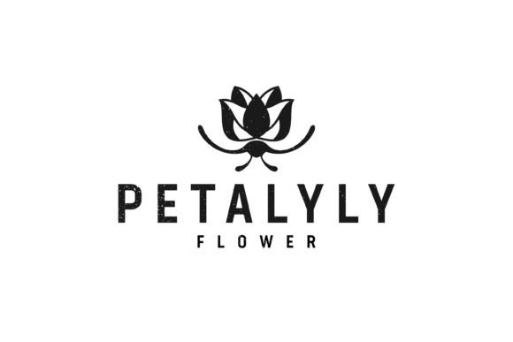 Flower Vintage Logo Design Graphic Logos By Artiveko