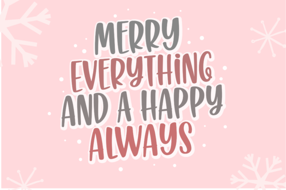Friendly Display Font PNG with transparent background - Preview 4