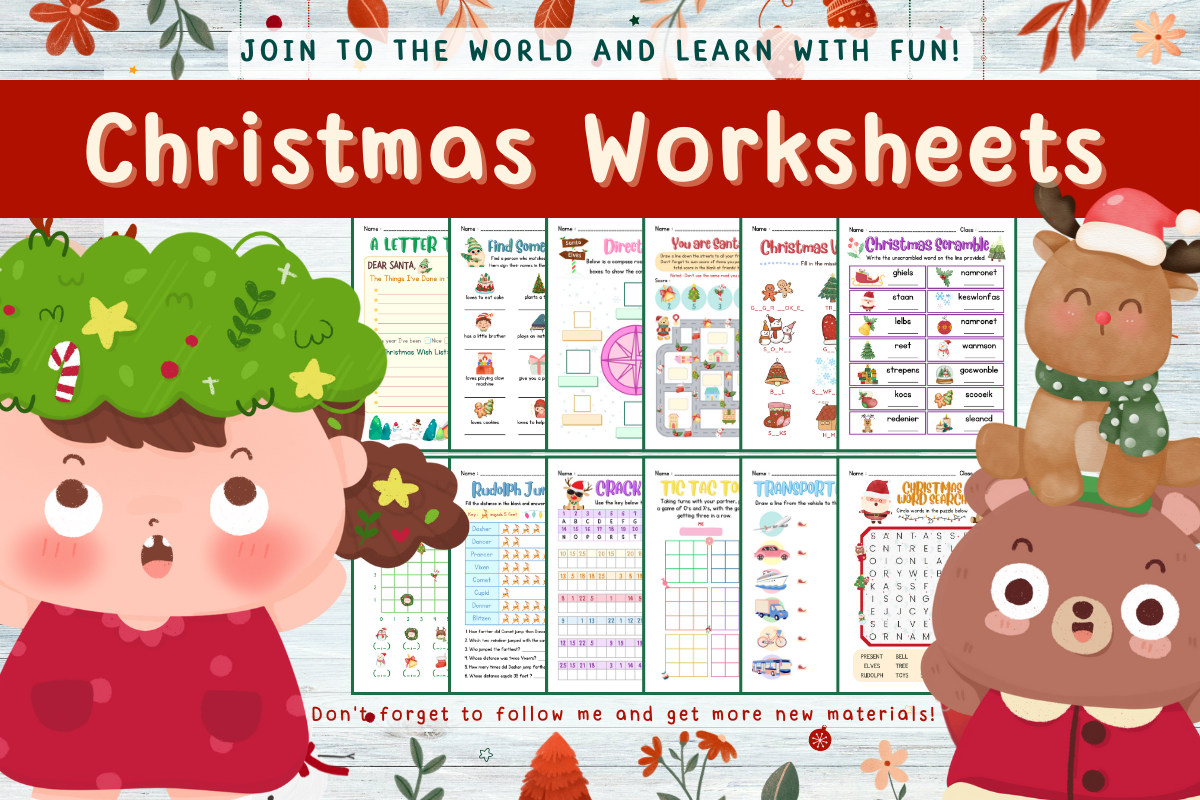 Fun Christmas Printable Worksheets Pdf