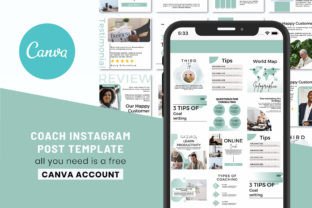 Instagram Coach Template for Business Graphic by SnapyBiz · Creative ...