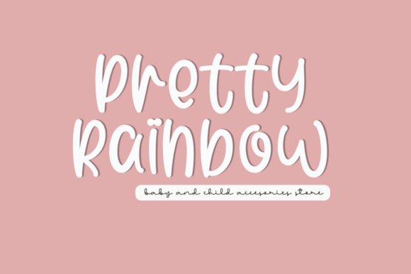 Marshmallow Duo Font PNG with transparent background - Preview 2
