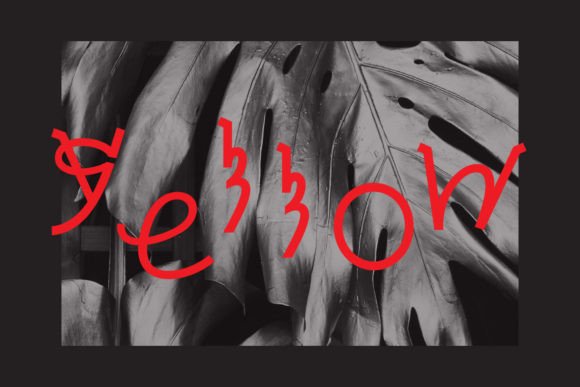 Meirah Font PNG with transparent background - Preview 4