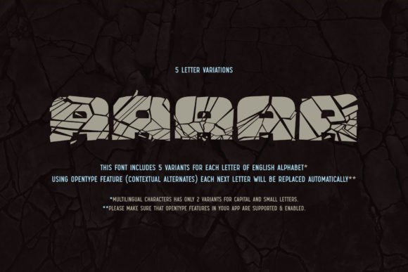 Ruined Dreams Font PNG with transparent background - Preview 3