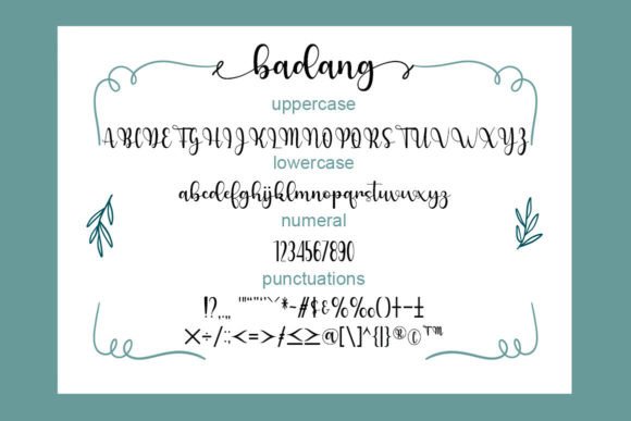 Badang Font - Preview 4