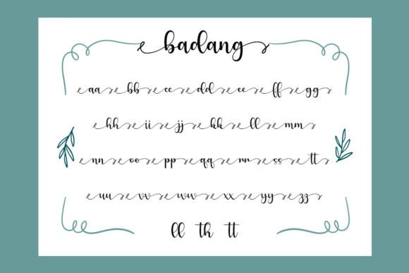 Badang Font - Preview 5