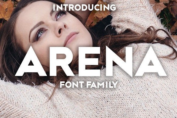 Arena Fontes Sans Serif Fonte Por vladimirnikolic