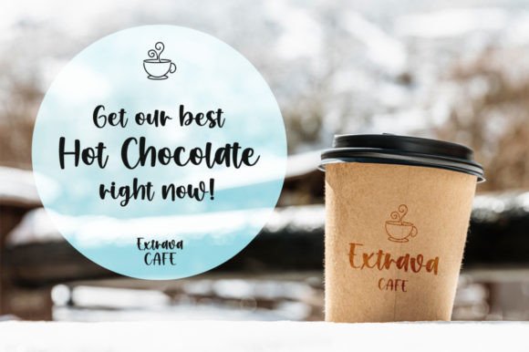 Awesome Snowflakes Font Font - Preview 4