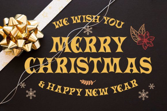 Black Santa Font - Preview 2