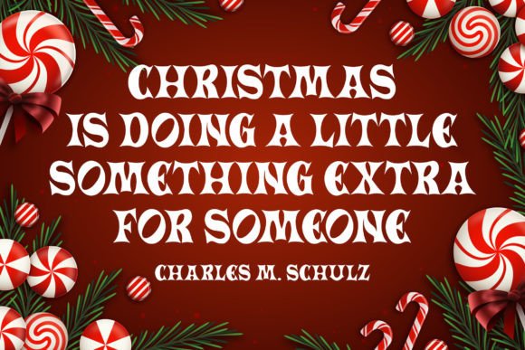 Black Santa Font - Preview 3