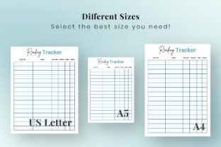 Free Printable Reading Tracker Graphic by SnapyBiz · Creative Fabrica