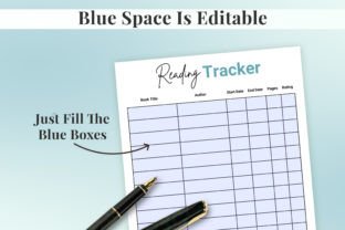 Free Printable Reading Tracker Graphic by SnapyBiz · Creative Fabrica