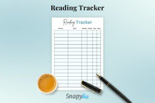 Free Printable Reading Tracker Graphic by SnapyBiz · Creative Fabrica
