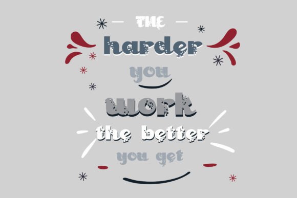 Meringue Mistletoe Font PNG with transparent background - Preview 2