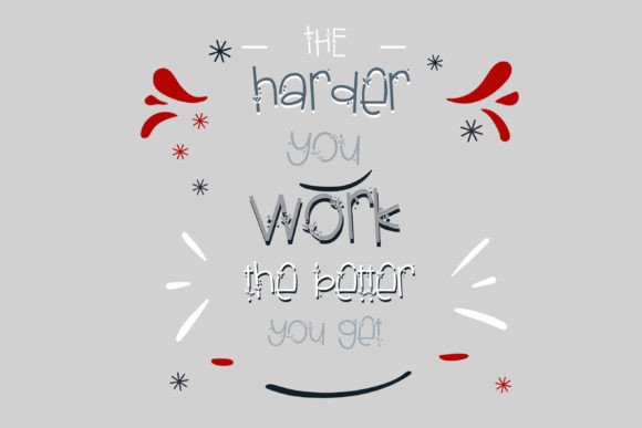 Mistletoe Show Font PNG with transparent background - Preview 2